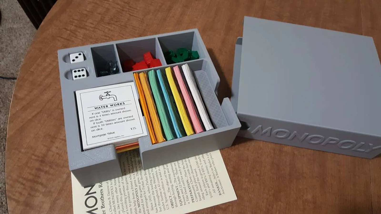 Monopoly Piece Organizer 